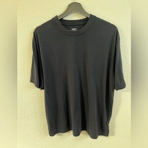 Haggar Black Short Sleeve Tee Classic Style